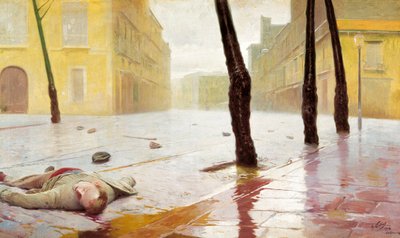 Efter kampen. Målning av Antonio Fillol (1870-1930) av Antonio Fillol
