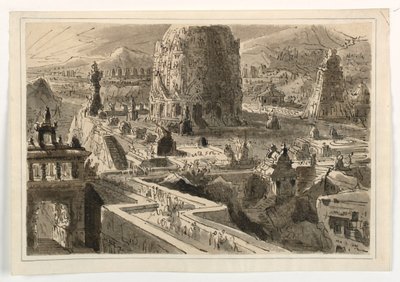 Scenografi, Oriental Town av Antonio Giuseppe Basoli