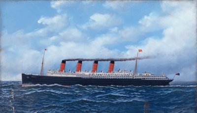 Cunards passagerarfartyg "Mauretania av Antonio Jacobsen