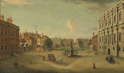Fyra vyer över London: The Privy Garden, Whitehall av Antonio Joli