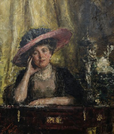 Lady Phillips, 1909. av Antonio Mancini