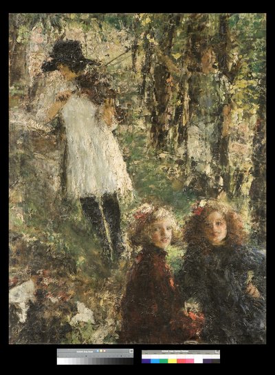 Reflektioner, 1918-20 av Antonio Mancini