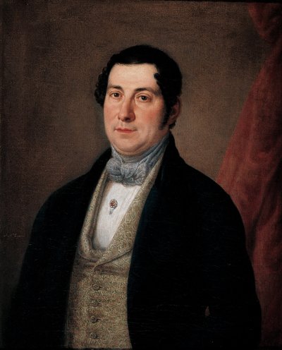 Porträtt av en gentleman av Antonio María Esquivel