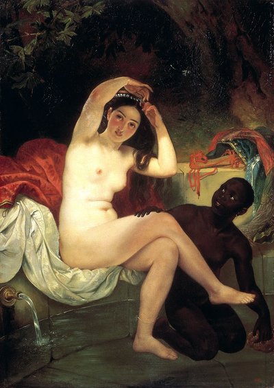 Badande Batseba, 1832. av Antonio Molinari