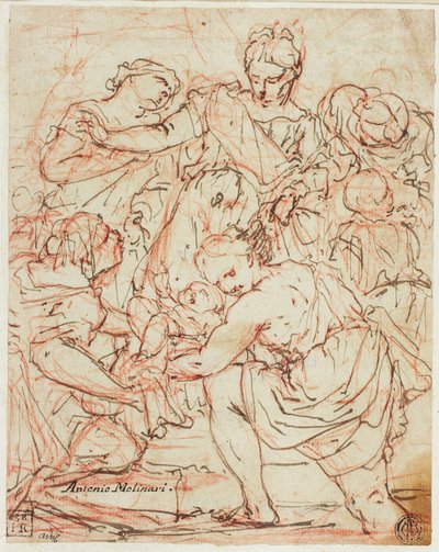 Upptäckten av Moses av Antonio Molinari
