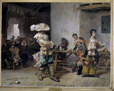 Braggarts på ett värdshus av Antonio Munoz Degrain