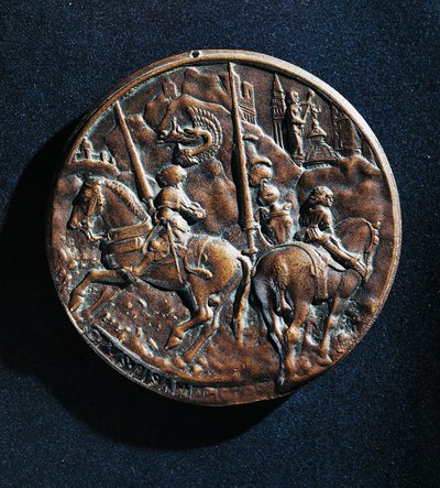 Medalj av Filippo Maria Visconti (1392-1447) av Antonio Pisanello