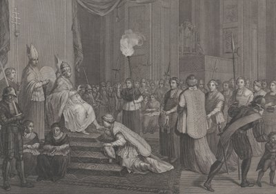 Kröningen av påven Pius VI, 1801. av Antonio Poggioli
