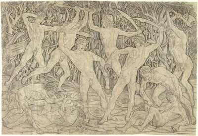 Nakenslaget, 1470-talet av Antonio Pollaiuolo