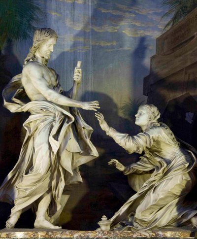 Noli Me Tangere (marmor) av Antonio Raggi