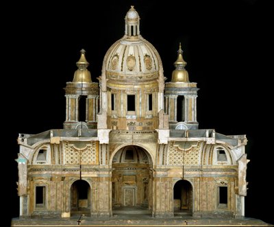 Modell av katedralen St. Isaac av Dalmatien i Sankt Petersburg, 1767-69 av Antonio Rinaldi