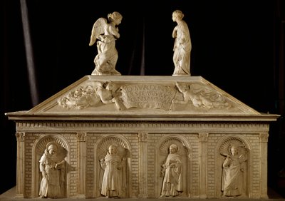 Begravningsmonument över den heliga Marcolino Amanni av Antonio Rossellino