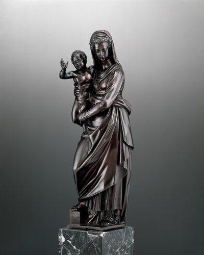 Jungfru och barn, ca 1600 (brons) av Antonio Susini
