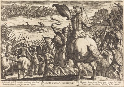 David dödar Goliat av Antonio Tempesta