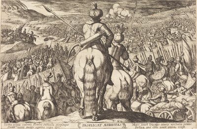 Etiopiernas nederlag av Antonio Tempesta
