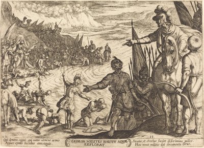 Gideon väljer sina soldater av Antonio Tempesta