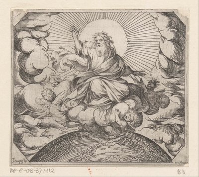 Gud skiljer land och vatten åt The Creation (serietitel) av Antonio Tempesta