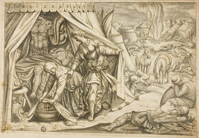 Judith och Holofernes av Antonio Tempesta