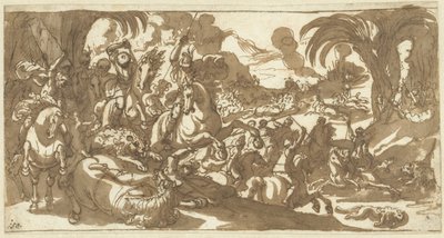 Lejonjakt av Antonio Tempesta