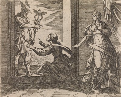 Mercury Turning Mercury to Stone Mercury Turning Stone to Stone..., Publicerad efter av Antonio Tempesta