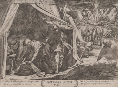 Plåt 23: Judith och Holofernes, från 