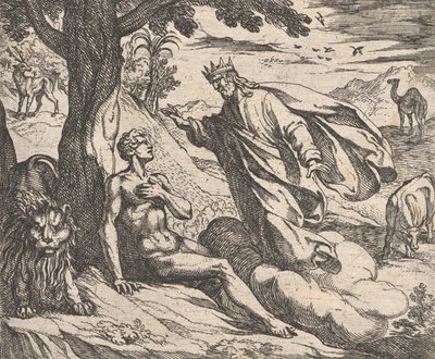 Plåt 2: The Creation of Man Hominis creatio, från Ovidius 