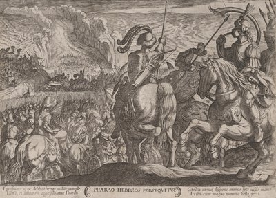 Platt 7: Egyptierna som förföljer israeliterna, från 