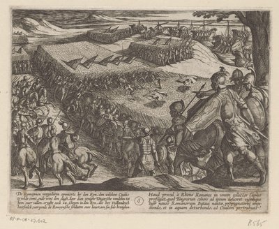 Romarna besegrades vid Rhen De bataviska krigen mot romarna (serietitel) Batavorum cum Romanis Bellum (serietitel) av Antonio Tempesta