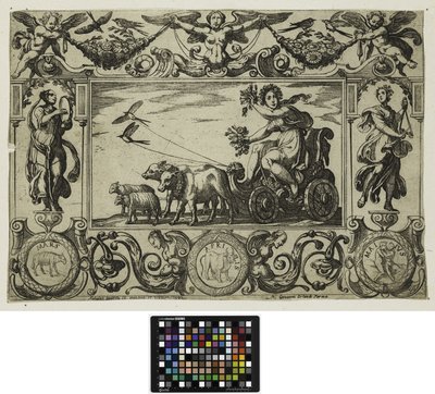 De fyra årstiderna: Våren, 1592 av Antonio Tempesta