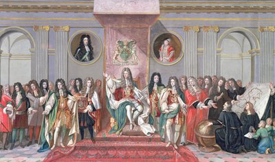 James II (1633-1701) Tar emot Mathematical Scholars of Christ