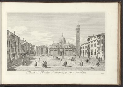 Utsikt över Campo Santa Maria Formosa i Venedig The Square of St. Mary Formosa och dess tempel (titel på objektet) Gezichten op bugemenen en pleinen in Venetië (serietitel) Den mest kända utsikten över staden Venedig, från Antoniuskanalens 38:e luftrelief av Antonio Visentini