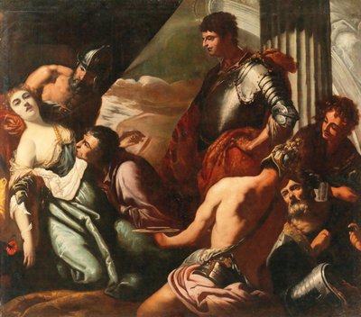 Agrippinas död av Antonio Zanchi