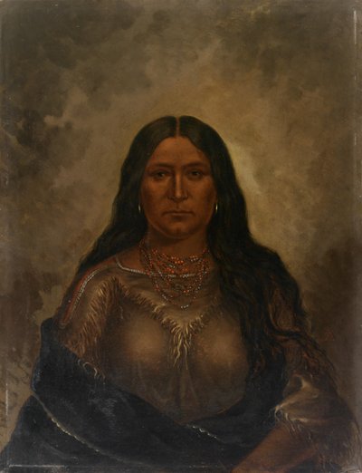 Chan-ku-wash-te-mine Good Road Woman, ca. 1887. av Antonio Zeno Shindler