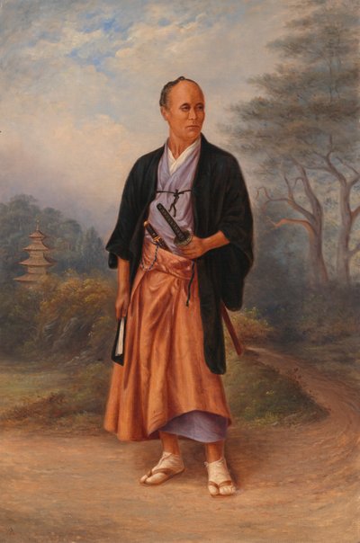 Japansk man, ca. 1893. av Antonio Zeno Shindler