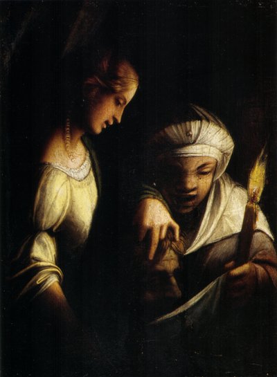 Judith och hennes tjänarinna av Antonio da Correggio