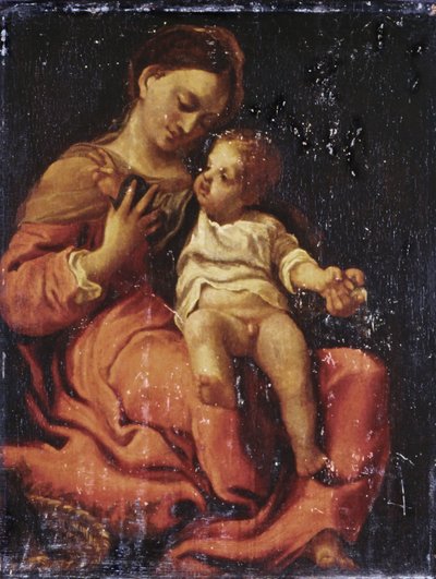 Madonna med barn av Antonio da Correggio