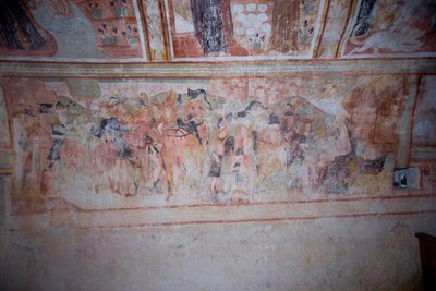 Tillbedjan av Magi (fresk) av Antonio da Padova