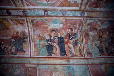 Scener ur Kristi liv (fresk) av Antonio da Padova