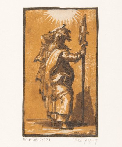 Sankt Matteus Kristus och de tolv apostlarna (serietitel) av Antonio da Trento (attributed to)