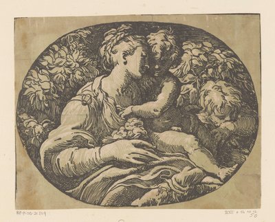 Maria med barnet och Johannes Döparen Maria med rosen av Antonio da Trento
