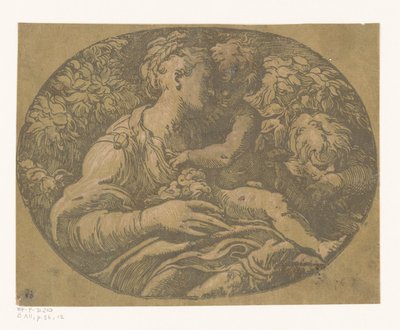 Maria med barnet och Johannes Döparen Maria med rosen av Antonio da Trento