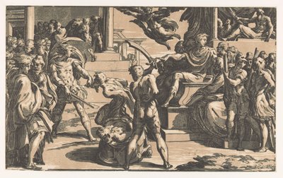 De heliga Petrus och Paulus martyrskap av Antonio da Trento