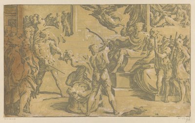 De heliga Petrus och Paulus martyrskap av Antonio da Trento