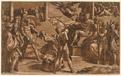 Peters och Paulus martyrskap av Antonio da Trento