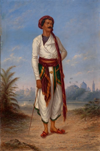 Hindu Man av Antonion Zeno Shindler