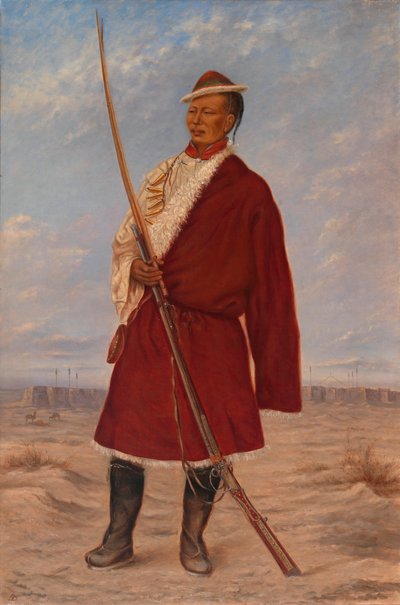 Tibetansk man av Antonion Zeno Shindler