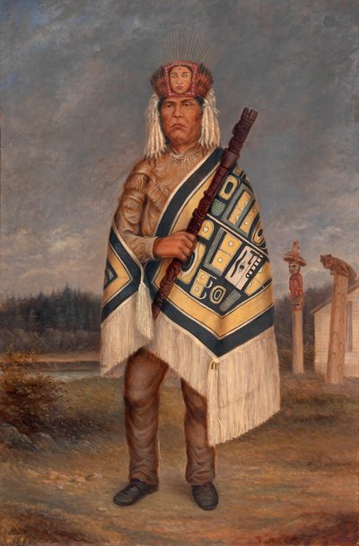 Tlinkit Indian av Antonion Zeno Shindler