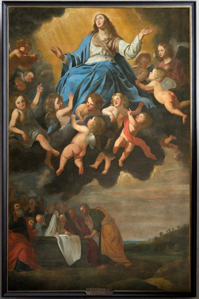 Församlingskyrka (Saint Eligius församlingskyrka). Målning. "Antagande av Maria". Anton van den Heuvel. av Antoon van den Heuvel