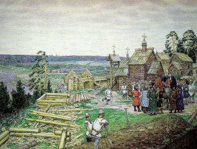 Grundandet av Moskva Kreml, 1156
