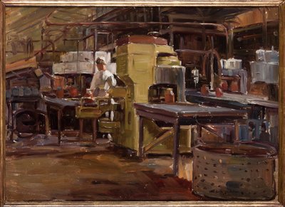 Jam Factory (olja på plywood) av Arcangelo Salvarani